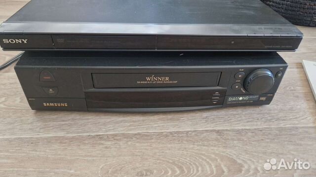 Dvd и кассетный Видеомагнитофон 2 шт