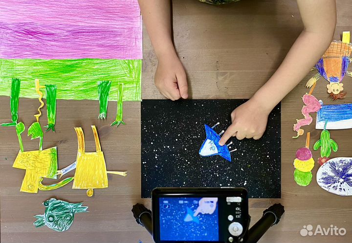 Мастер класс для детей (снимем мультфильмы )