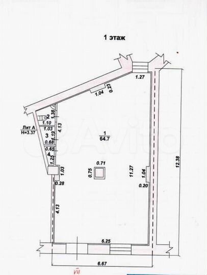 Торговая площадь, 68 м²