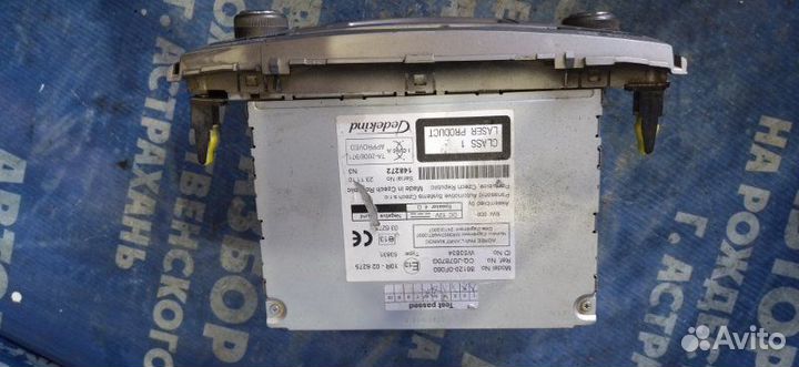 Штатная магнитола Toyota Verso минивен 2ZR-FE 2009