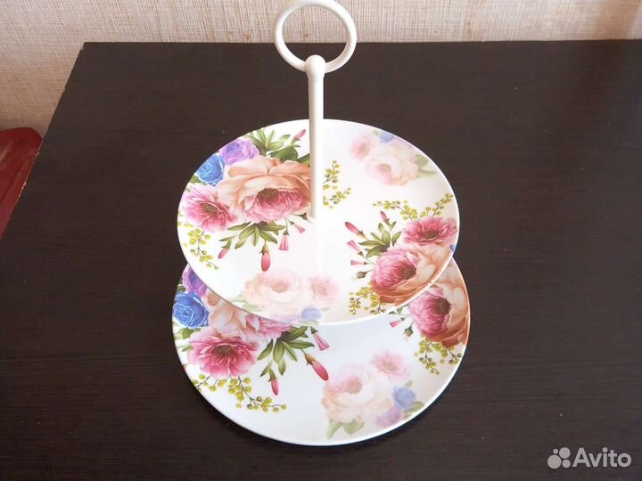 Ваза для фруктов двухярусная 