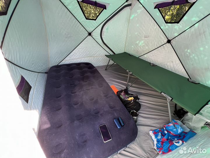 Палатка куб Blau See 220 (палатка и пол)