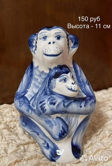 Гжель. Фигурки-статуэтки, сувениры