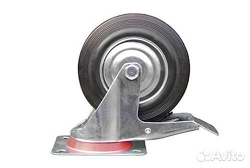 Колесо поворотное 160 мм (с тормозом)