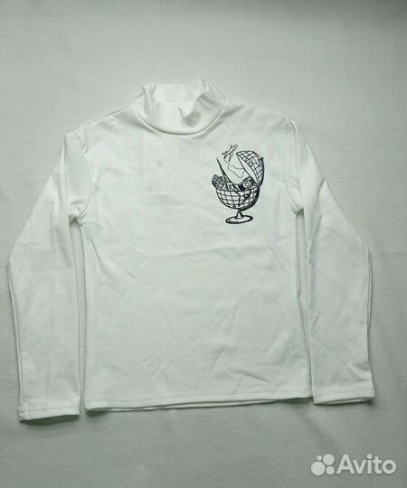 Блузка белая школьная