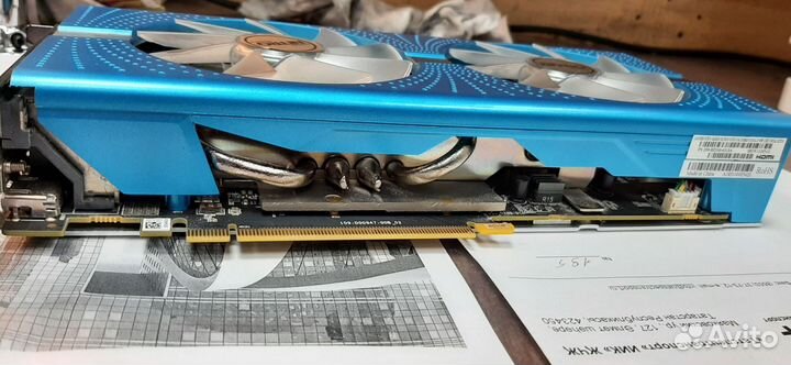 Видеокарта rx580 8gb sapphire nitro+ se