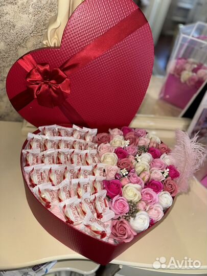 Подарки из мыльных роз