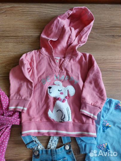 Пакет детской одежды для девочки 1,5-2 года