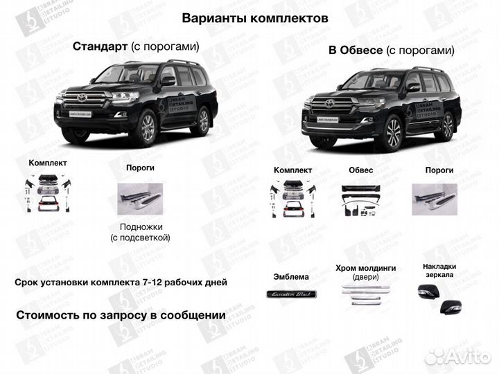 Рестайлинг тлк 200 land cruiser 200