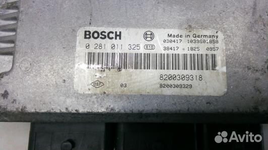 Блок управления двс renault laguna 2 (44D32PC01)