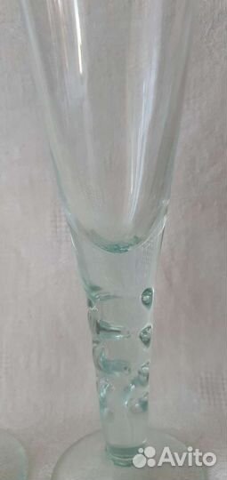 Рюмки/фужеры Бердников цветное стекло СССР