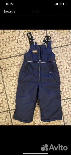 Зимний костюм для мальчика 86