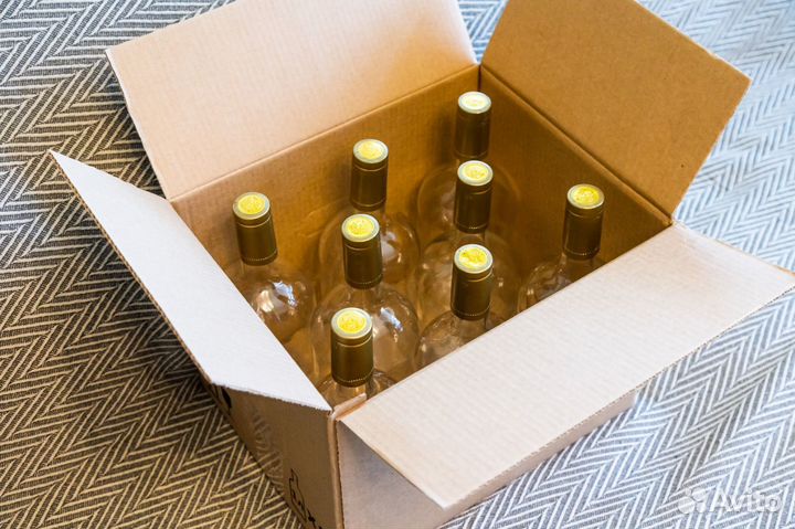 Стеклянная бутылка 1 л