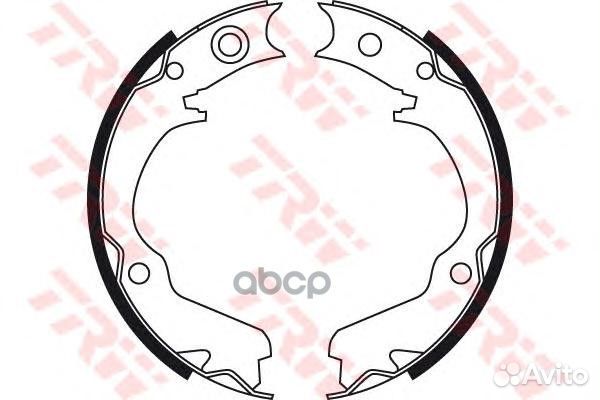 Колодки тормозные барабанные зад subaru IMP