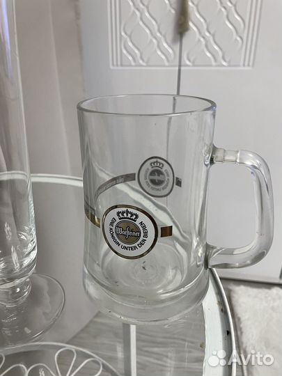 Warsteiner Пивной бокал 1 шт 0.31 и 2 кружки 0,5