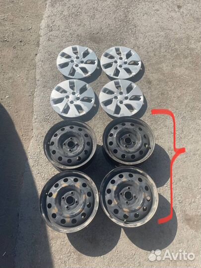 Штампованные диски r15 4x100