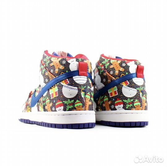 Concepts Nike SB Dunk High Ugly Christmas Sweater