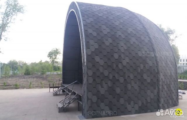 Стационарная уличная сцена ракушка