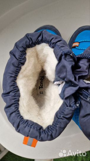Сапоги зимние детские 23 отличное состояние