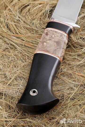 Нож Беркут Sandvik рукоять черный граб карельская