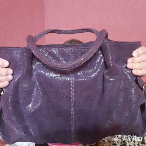 Сумка женская замшевая