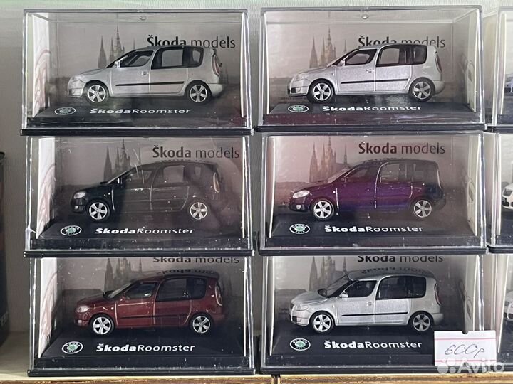 Модель автомобиля Skoda Roomster 1:72 1/72 Abrex