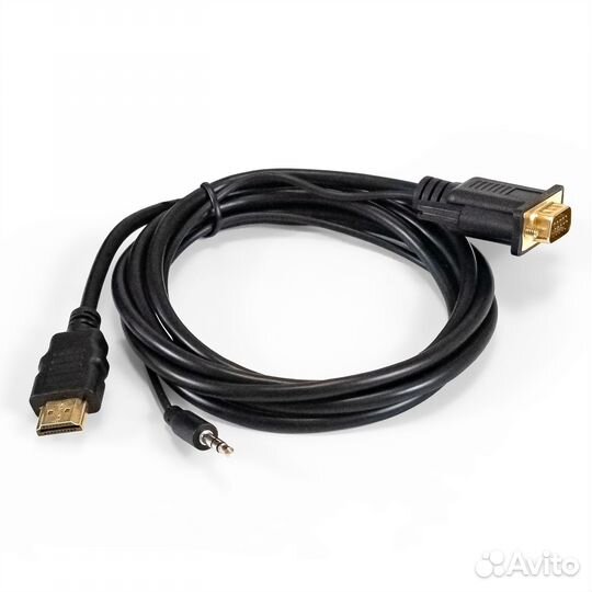 Кабель-переходник hdmi-VGA ExeGate EX-hdmim-vgam-3