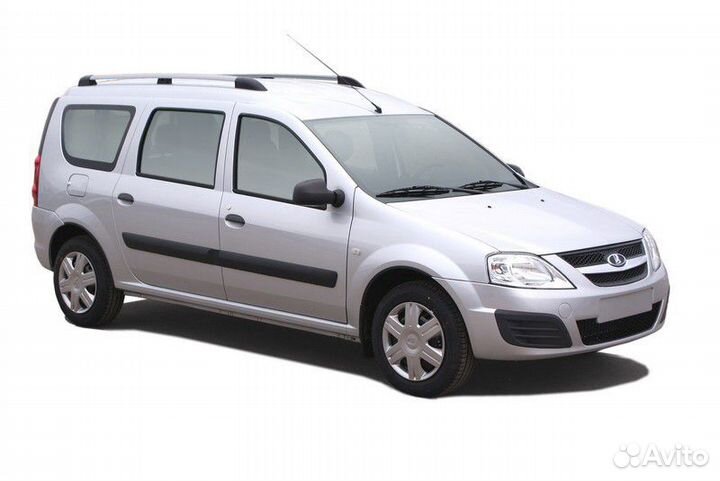 Рейлинги продольные на крышу LADA Largus анод серы