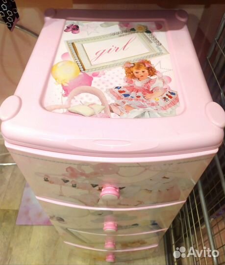 Комод пластик 4с