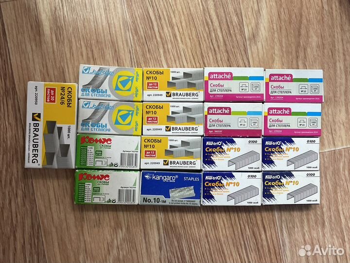 Скобы для степлера