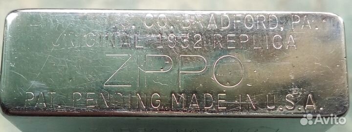 Zippo Replica 1988 года.Военная,made in USA