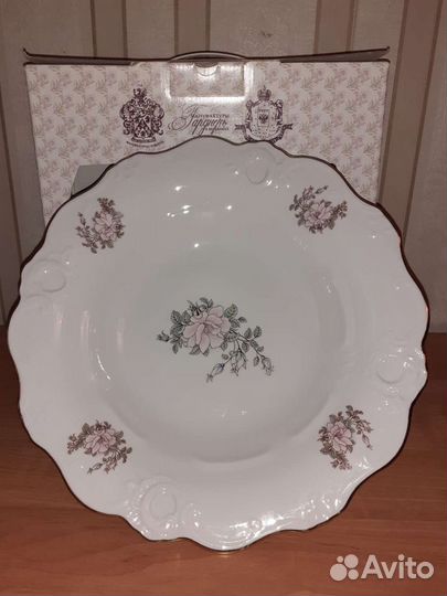 Фруктовница фарфоровая, новая 32см, Вербилки