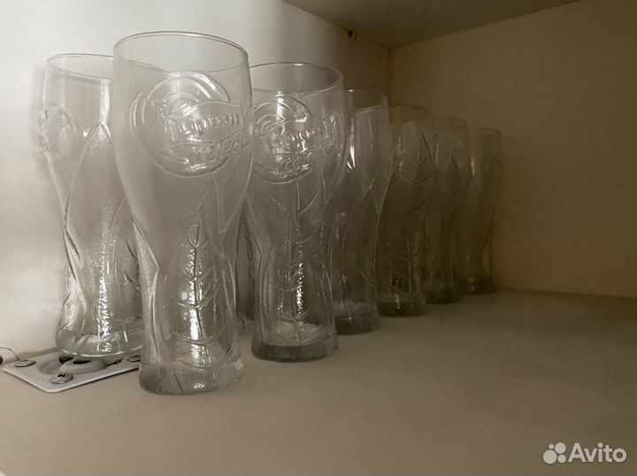 Бокалы Martini, Grant’s, Lipton