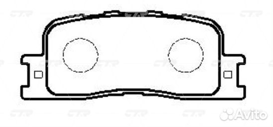 Колодки тормозные дисковые