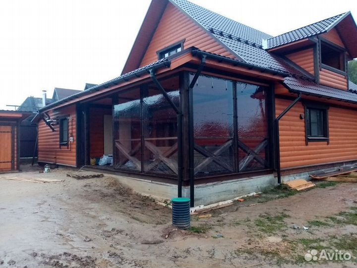 Мягкие окна для беседки