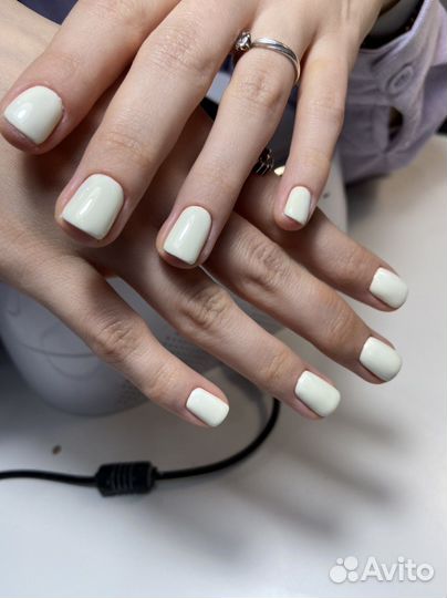 Маникюр гель лак, наращивание ногтей