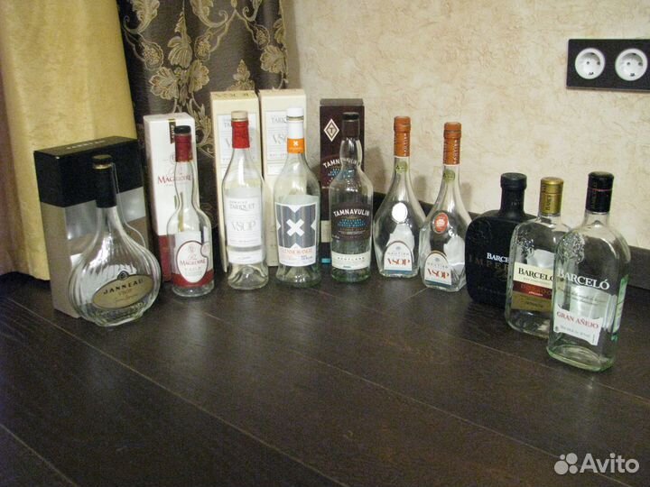 Бутылки 11 штук из под виски Glenmorangie Janneau