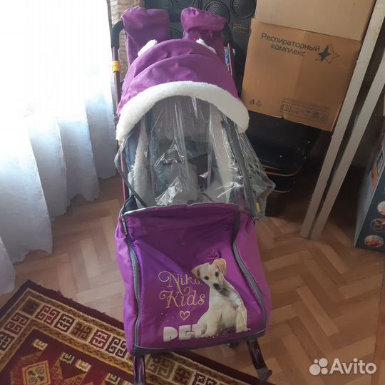 Санки коляска ника