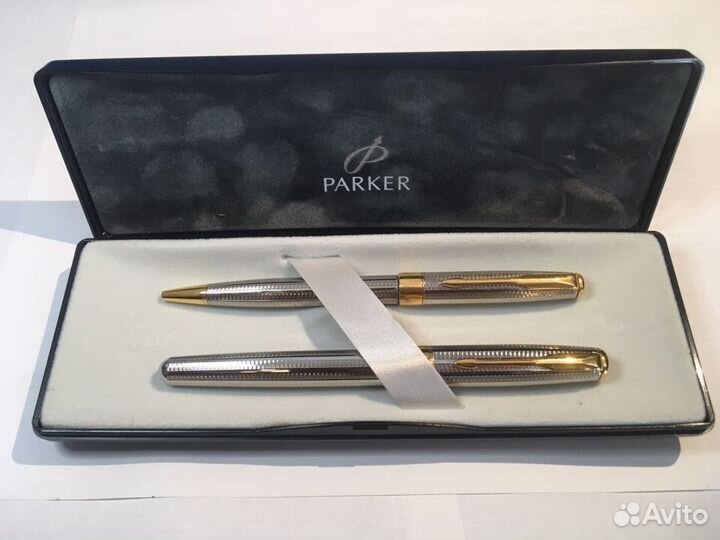 Набор ручек parker sonnet Cascade Silver GT