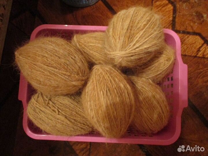 Нить из собачьей шерсти