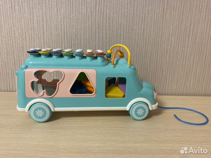 Развивающая игрушка- сортер Музыкальный автобус
