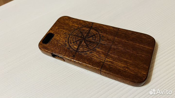 Бампер из натурального бамбука на iPhone6/6S