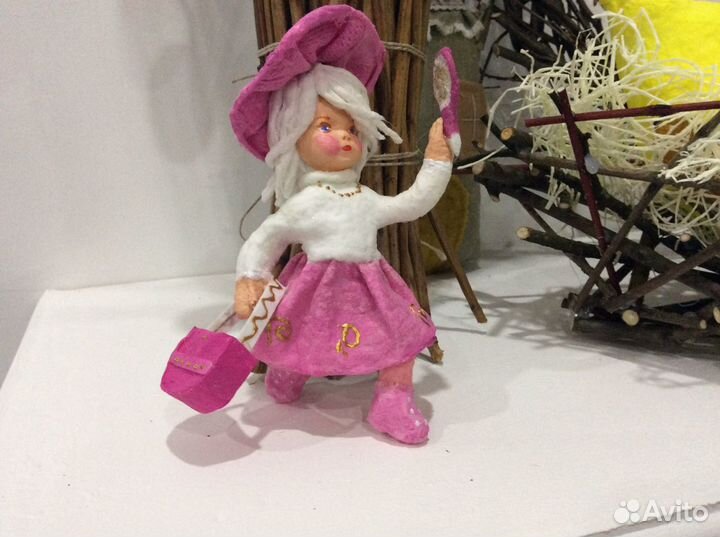 Ватные игрушки ручной работы