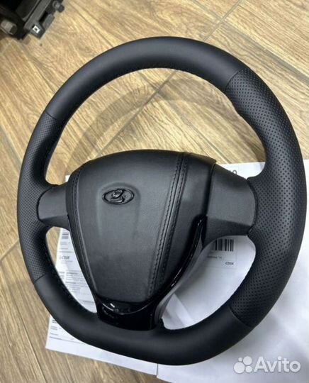 Руль priora 2 с подушкой
