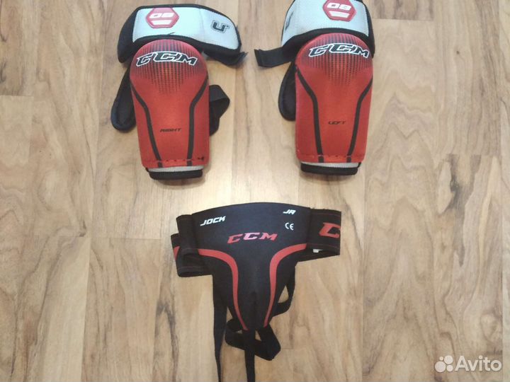 Хоккейная форма налокотники и ракушка детские