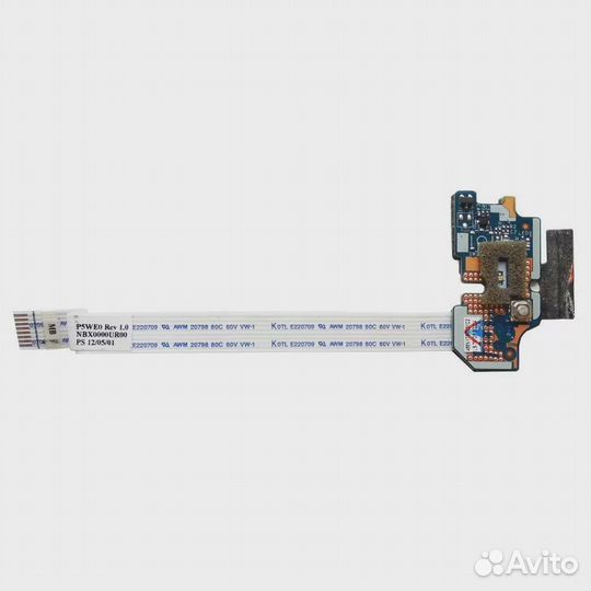 Шлейф с платой кнопки включения Acer Aspire E1-521