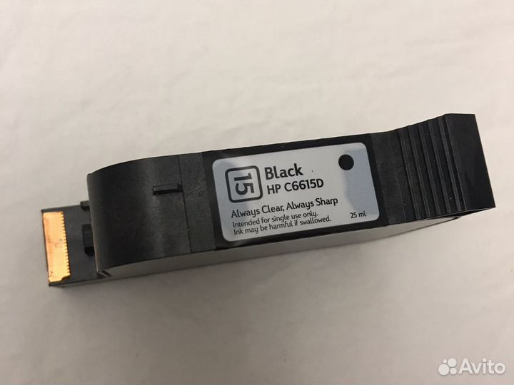 Струйный компьютерный картридж черный