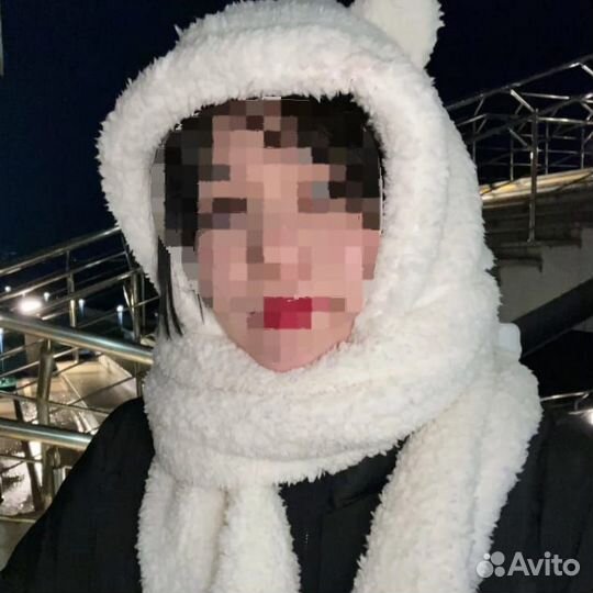 Шапка Тедди с Ушками и Варежки