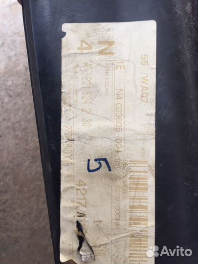 W221 защита бампера