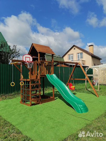 Детские деревянные площадки для дачи